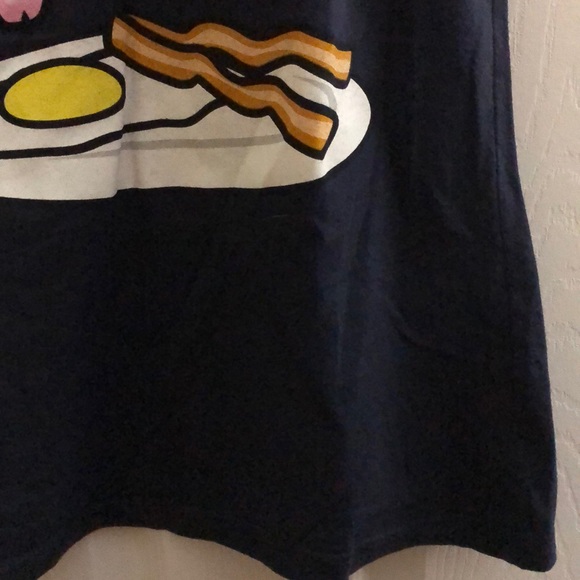 Bacon & Eggs Tshirt Piggy & Chick Horror Movie - Picture 5 of 8